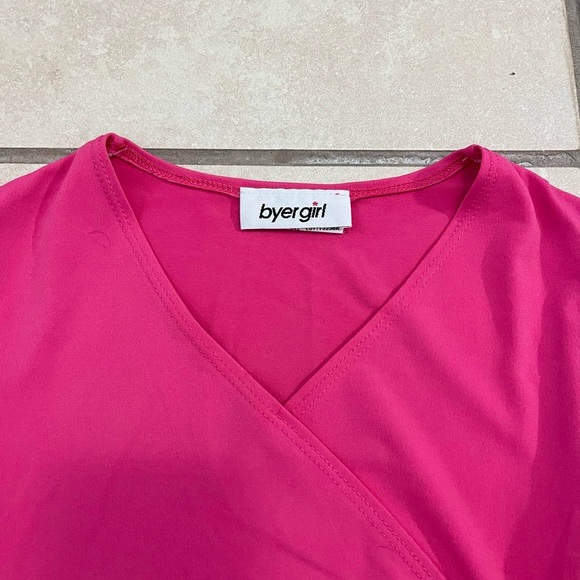 Pink Wrap Top - Picture 2 of 4